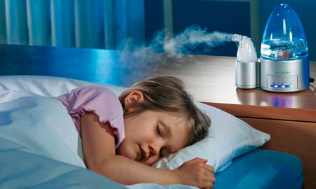 Увлажнение воздуха в комнате ребенка
