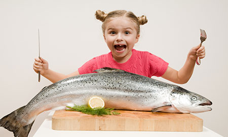 Рыба полезна для ребенка